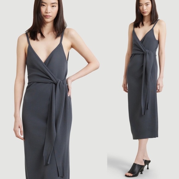 Modern Citizen Ani Sleeveless Tie-Front Knit Dress, size small, NWOT - Picture 2 of 4